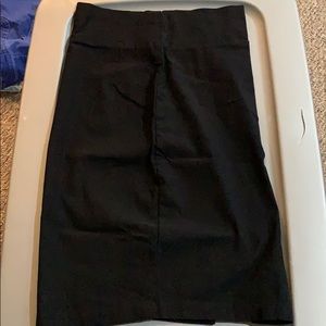 Black pencil skirt